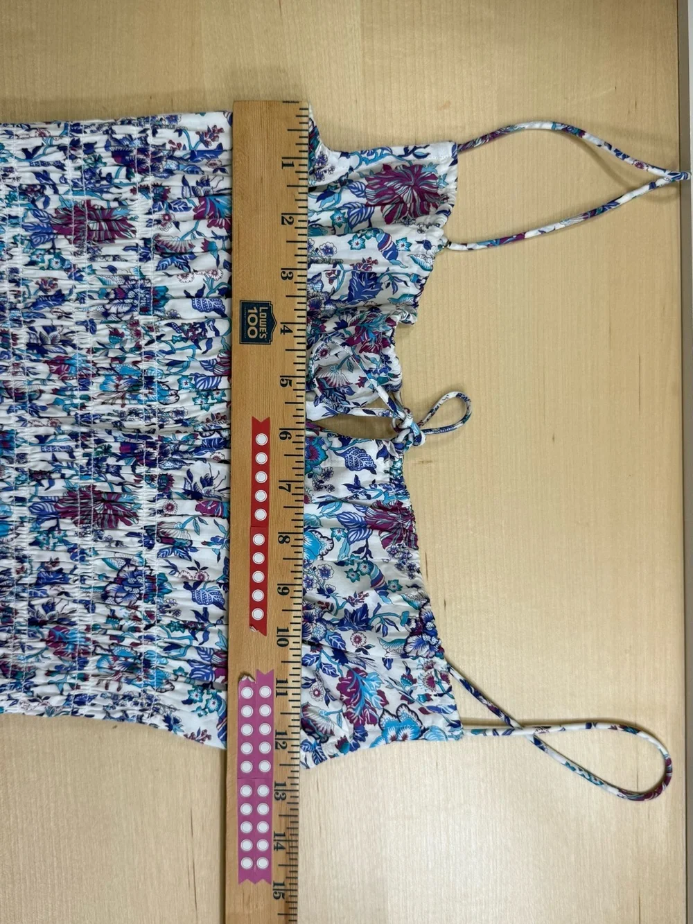 J.CREW Smocked Sundress in Liberty Christelle White Fabric XXS Organic Cotton